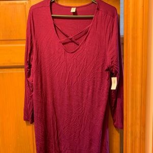 Old navy purple Tunic top
